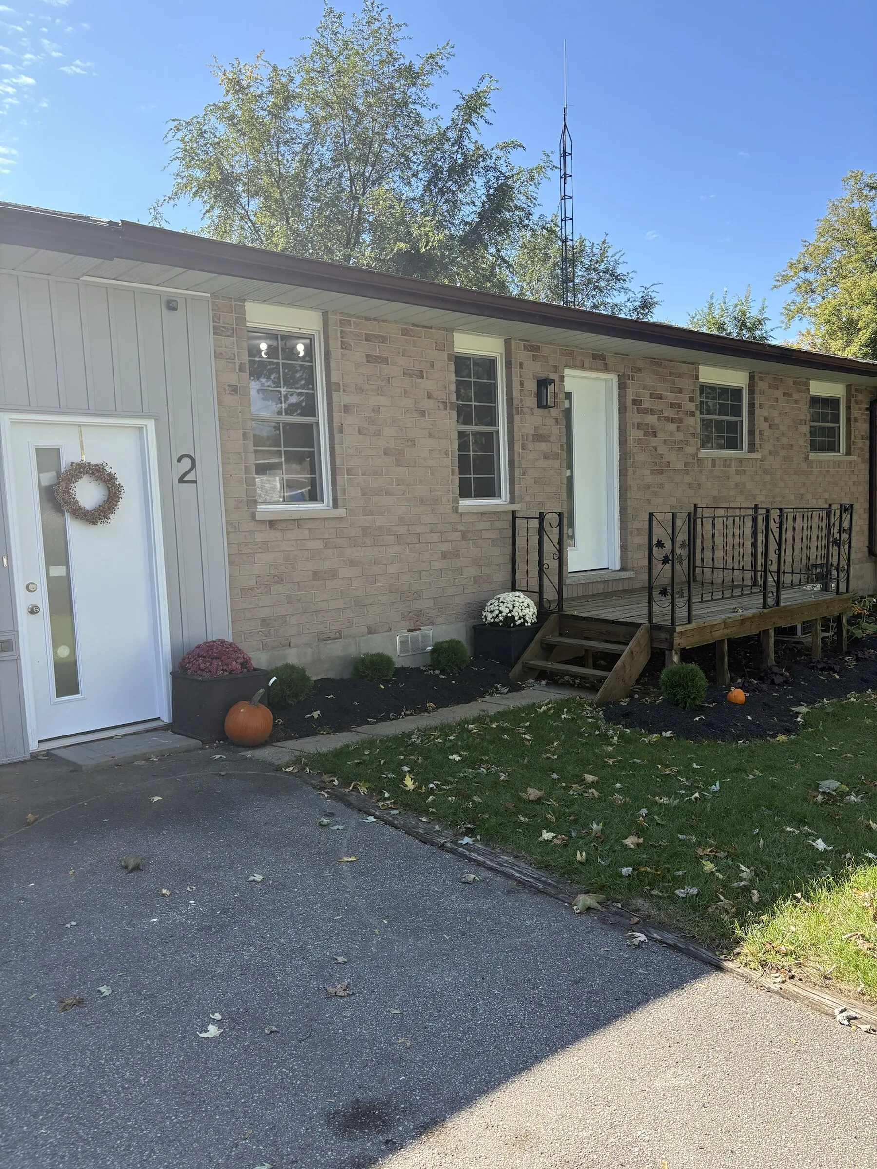 Front of the brick bungalow at 2 Burwell Street